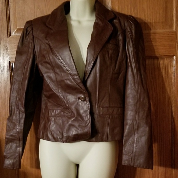 Vintage women's  Wilson Leather Jacket sz 12 - Picture 4 of 5